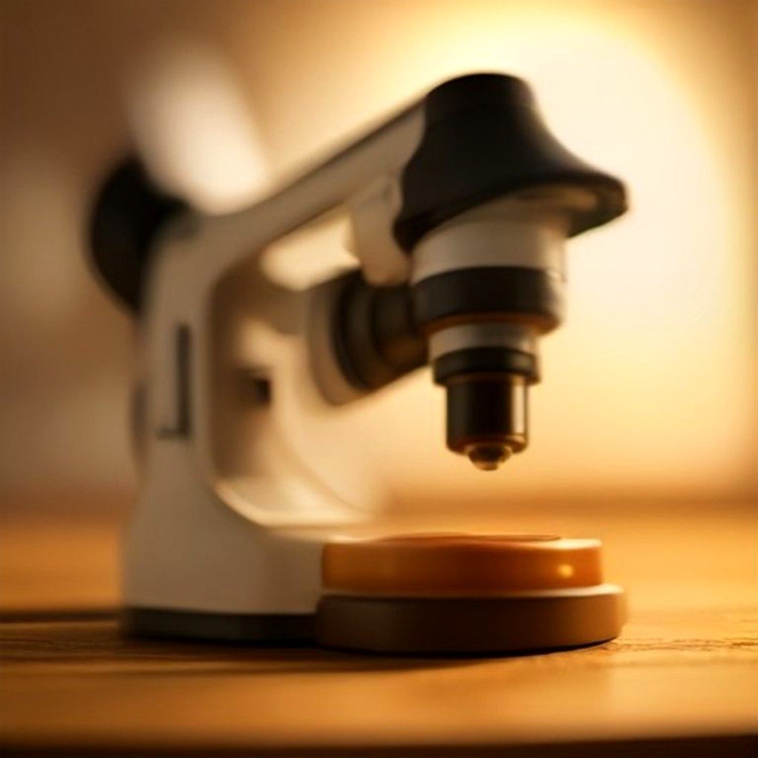 Laboratory microscope in the in-house lab
