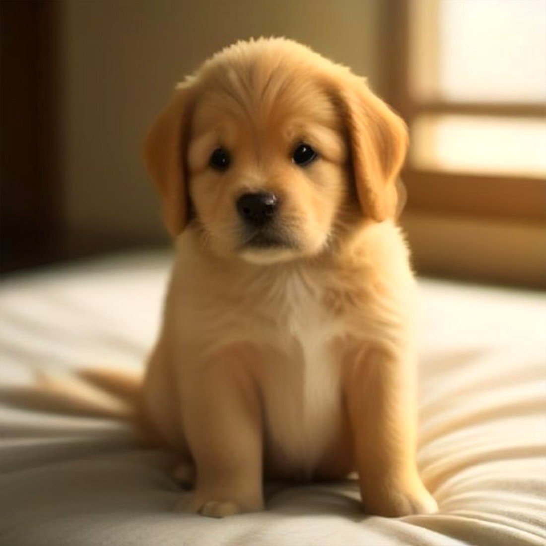 Golden retriever puppy on a first-year wellness plan